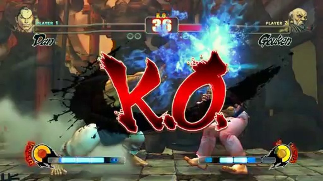 Street Fighter IV - Dan vs Gouken