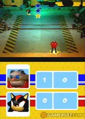 Sega Superstars Tennis - Eggman face à Shadow