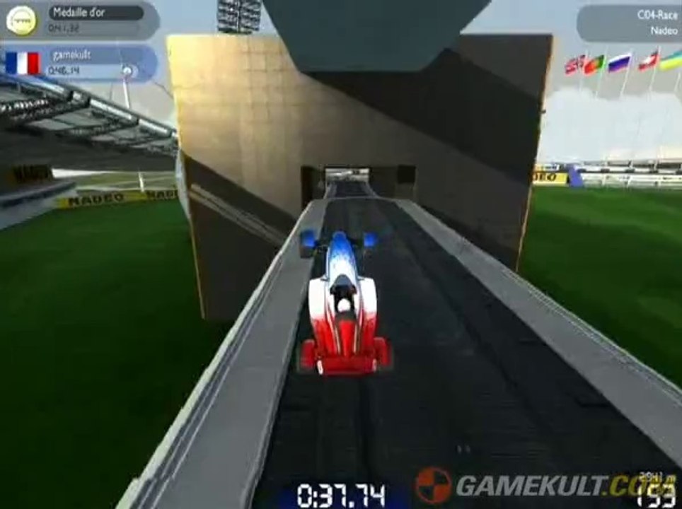 TrackMania Nations Forever - Une médaille d'or chaude bouillante