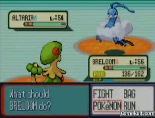 Pokémon Rubis - Altaria vs Breloom