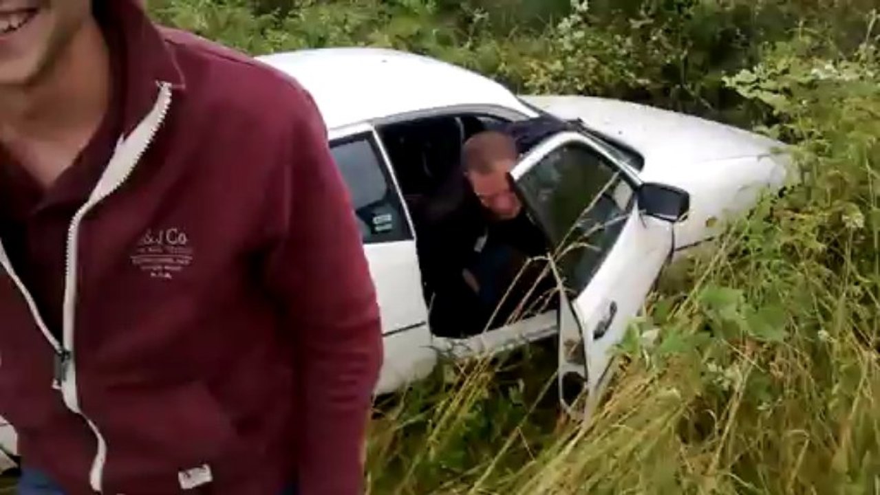 drift pluie sortie route 924
