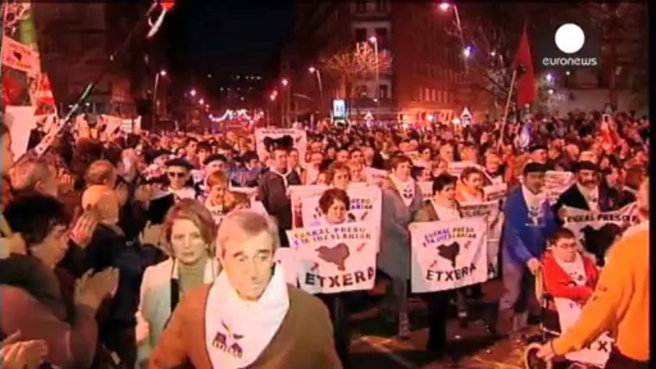 Pays Basque : mobilisation monstre à Bilbao pour le rapatriement des prisonniers de l'ETA