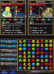 Puzzle Quest : Challenge of the Warlords - Grille de combat