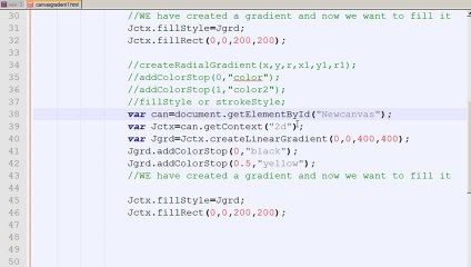 HTML5 canvas tutorial using external CSS3 & java script in Urdu Hindi