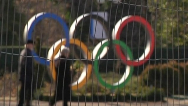 Russian Cossacks patrol Sochi prior to Olympics