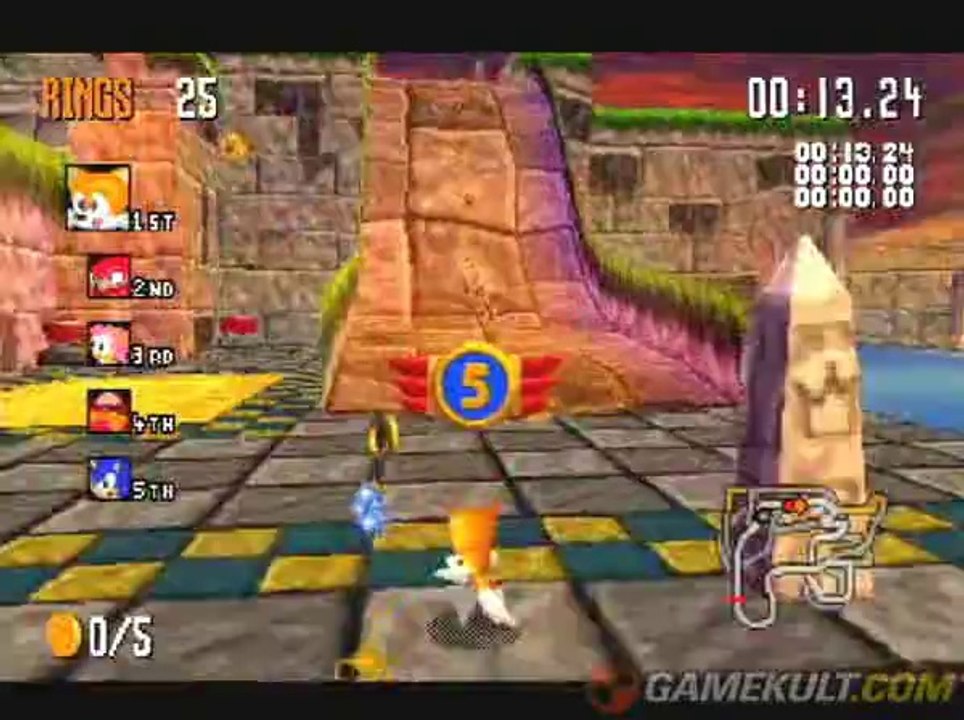 Sonic R - Level design intrigant