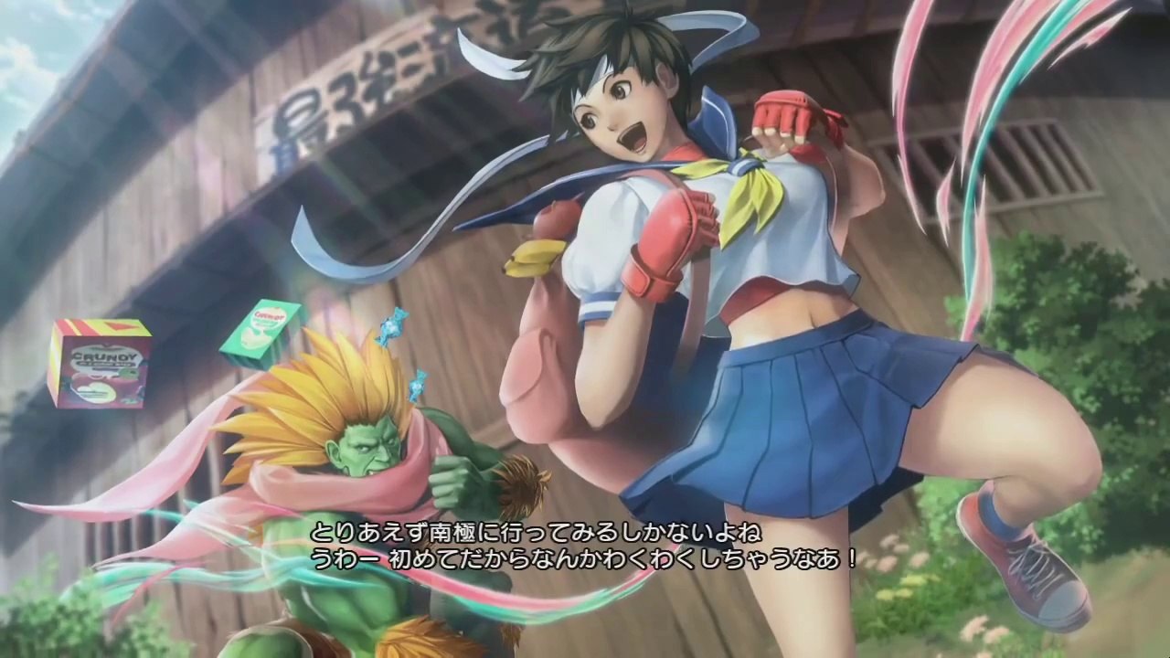 Street Fighter X Tekken - Blanka / Sakura Prologue