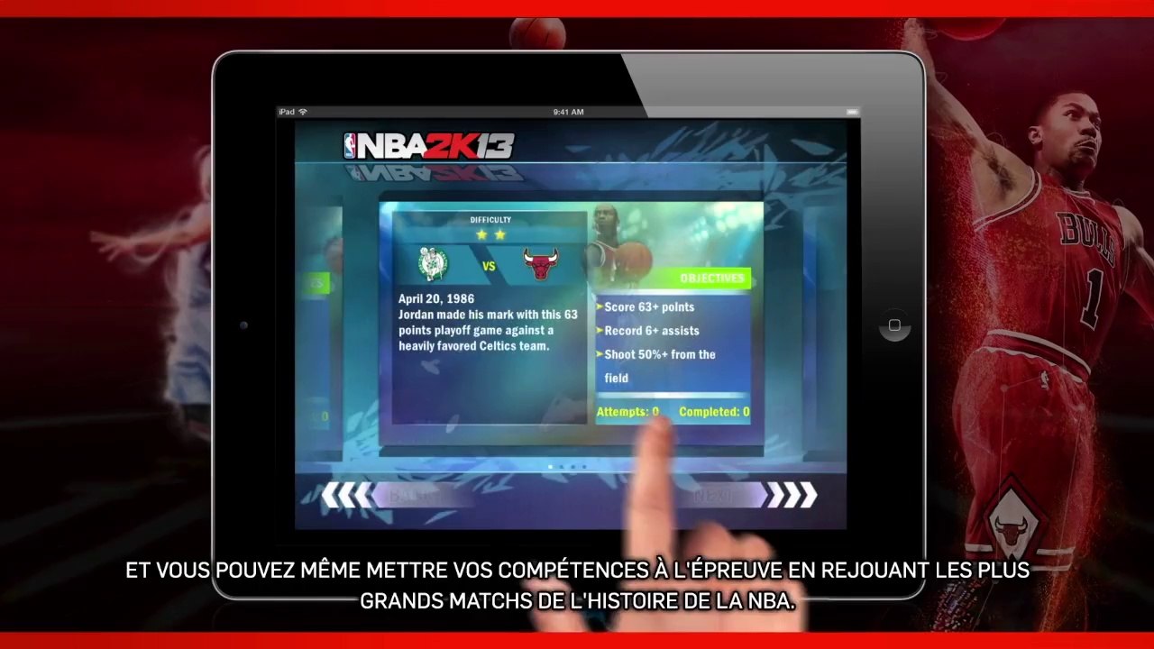 NBA 2K13 - Application Mobile