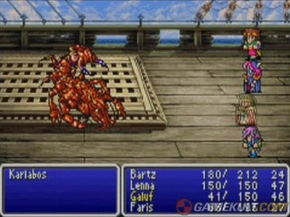 Final Fantasy V Advance - Karlabos le fourbe des mers