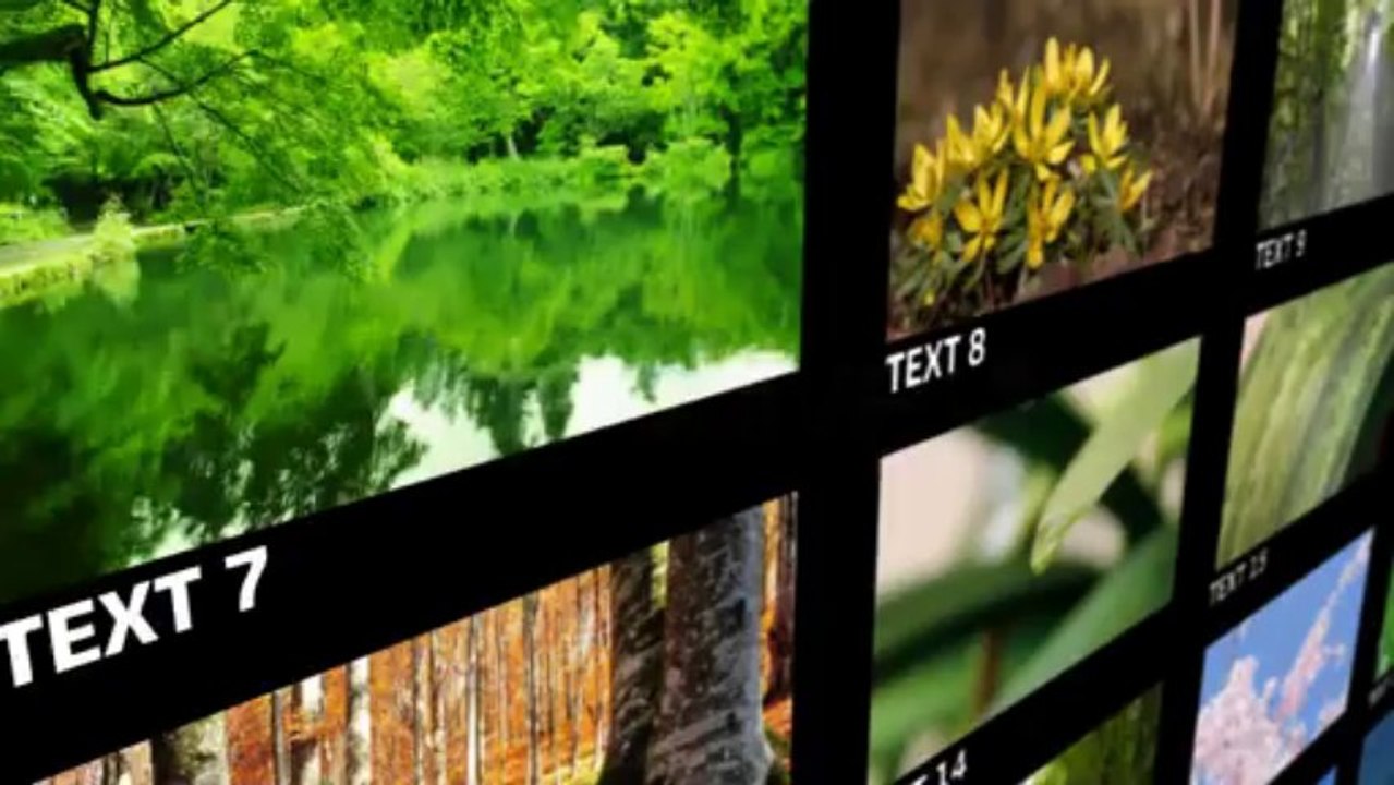 Elegant Video Wall - After Effects Template