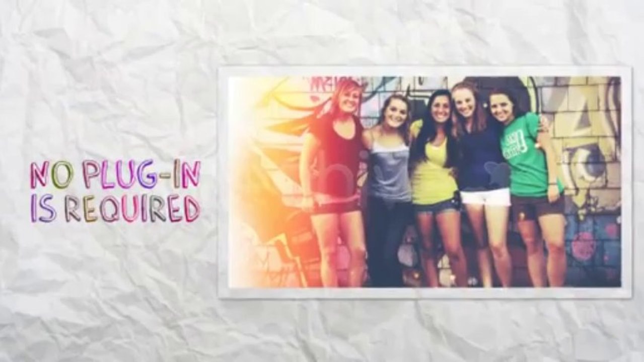 Slideshow On Paper - After Effects Template