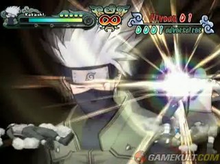 Naruto : Clash of Ninja Revolution 2 European Version - Kakashi à 15 contre 1