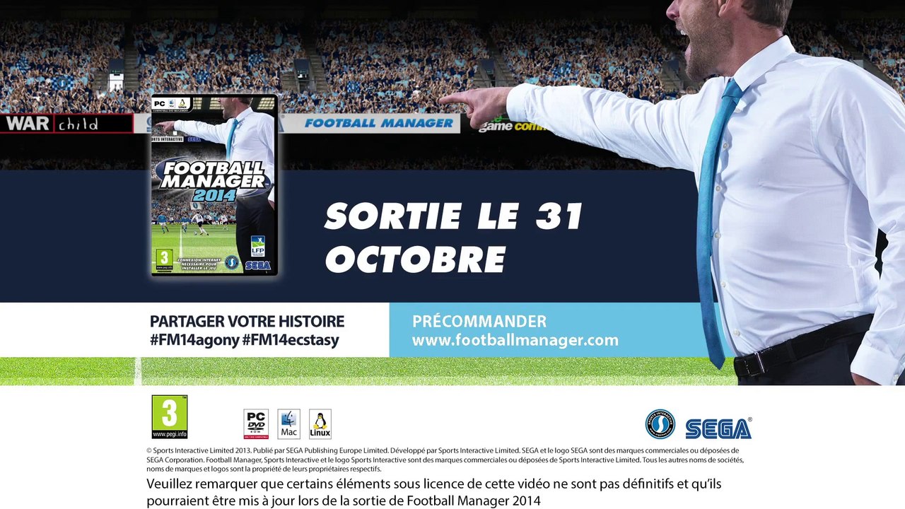 Football Manager 2014 - Video Blog - Séquences...