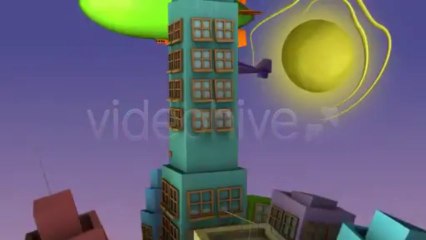 Cartoon City Logo - After Effects Template