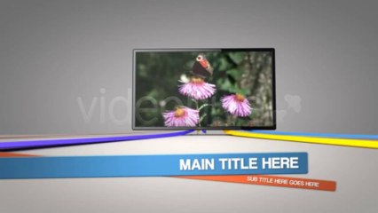Plasma TV Display - After Effects Template
