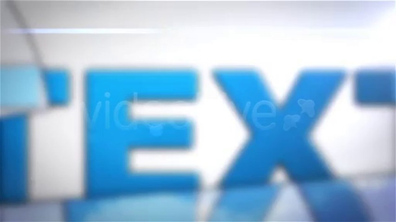 Glassy Logo - After Effects Template