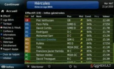 Football Manager Handheld 2011 - Tentative de recrutement