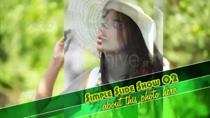 Simple Clean Slide Show - After Effects Template