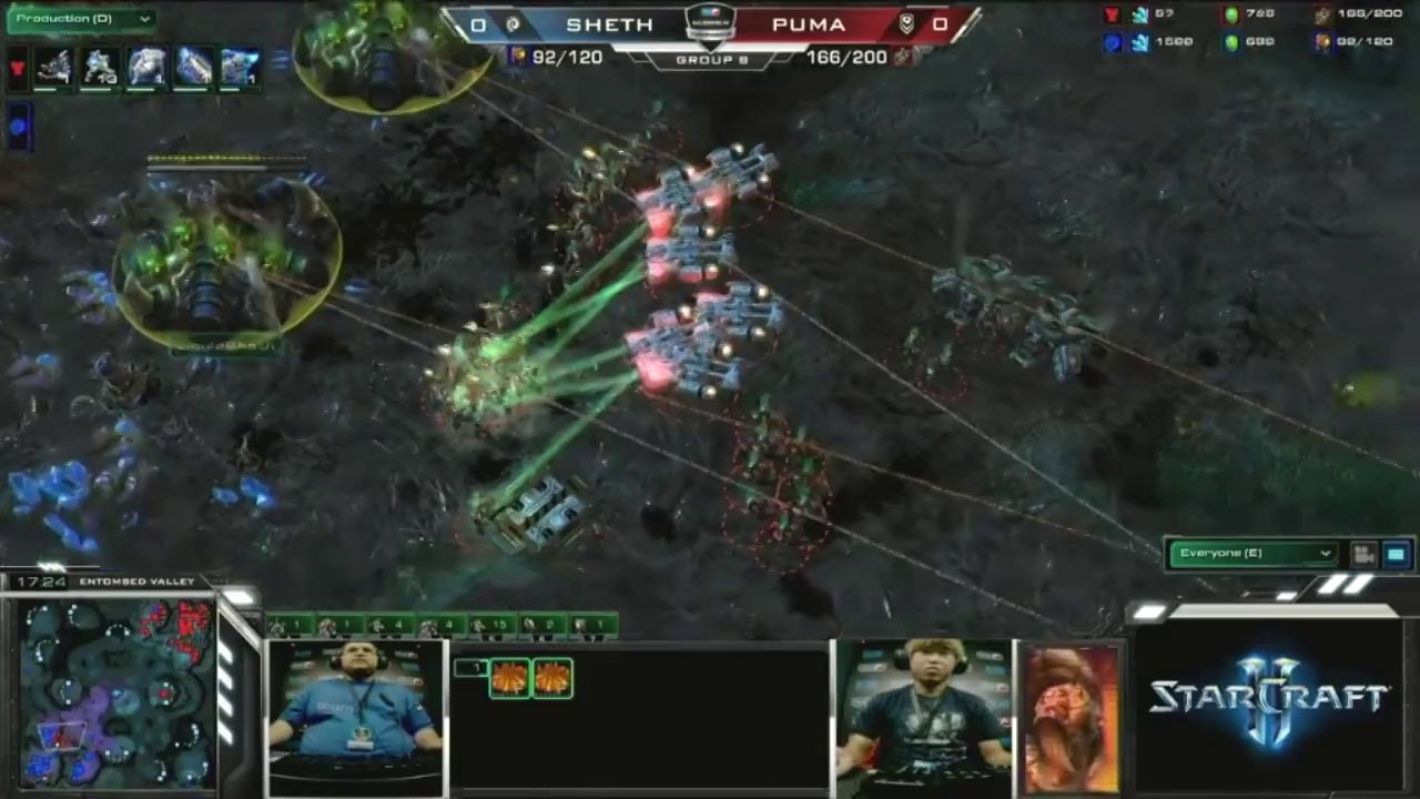 StarCraft II : Wings of Liberty - MLG Raleigh - Sheth vs Puma - Match 1