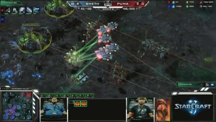 StarCraft II : Wings of Liberty - MLG Raleigh - Sheth vs Puma - Match 1