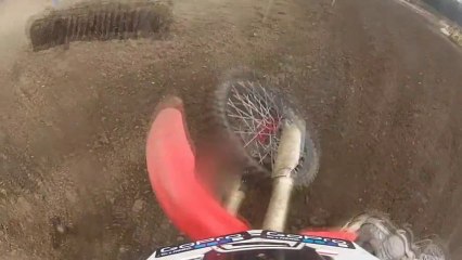 Motorcross Crash - Go Pro HD Big Air Dirt Bike Accident!