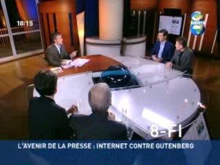 Magazine 8-Fi - L'avenir de la presse: internet contre Gutenberg