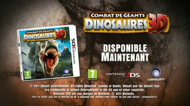 Combats de Géants : Dinosaures : vidéos du jeu sur Nintendo 3DS, Nintendo  DS, DSiWare et Nintendo Wii - Gamekult