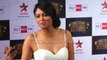 Sexy Kavita Kaushik In deep neck dress at 4th Big Star Entertainment Awards 2013.