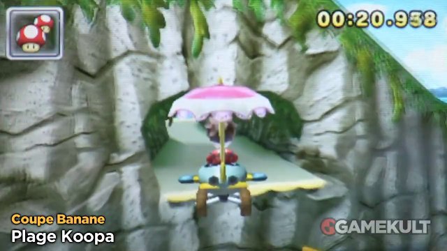Mario Kart 7 - Raccourcis Plage Koopa