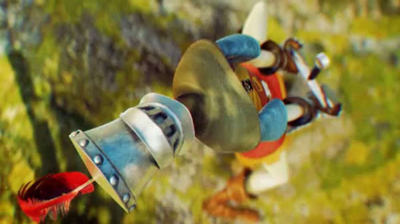 The Lapins Crétins :  Retour vers le Passé - L'épé dans la pierre