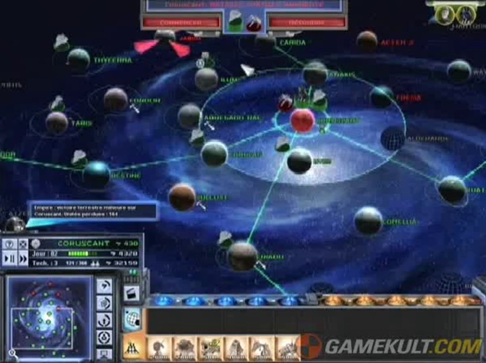 Star Wars : Empire at War Gold Pack - Empire at War - Gestion spatiale