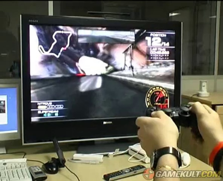 Ridge Racer 7 - La Sixaxis en action