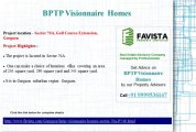 BPTP visionnaire homes Floor Plans Call @ 09999536147 In sector 70A, Gurgaon