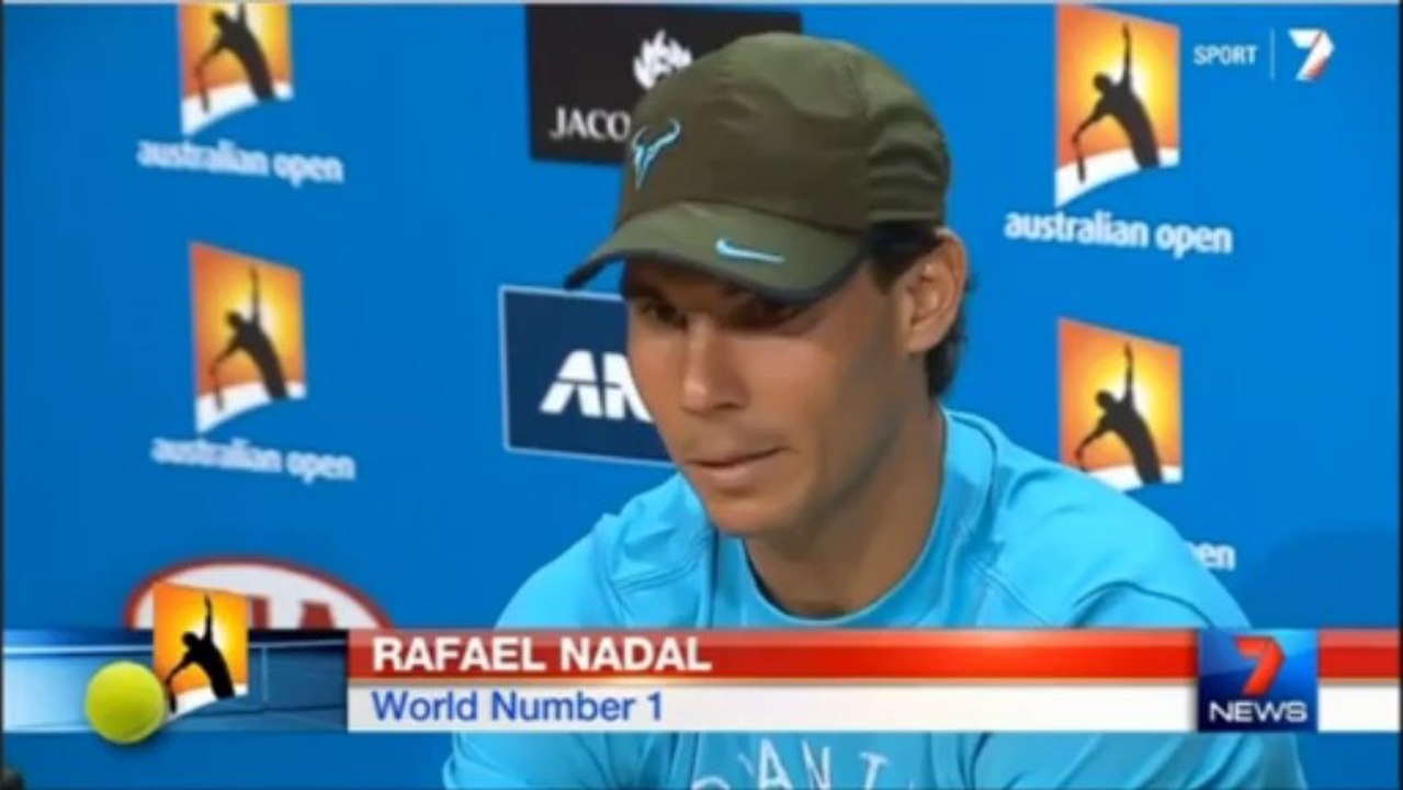 Rafael Nadal at Australian Open. Jan.11, 2014 (Kids Day, Practice and Press conference)