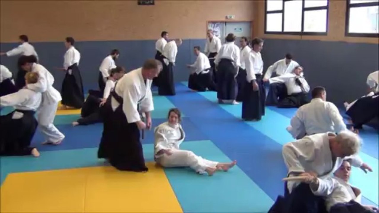 Démonstration d'aikido