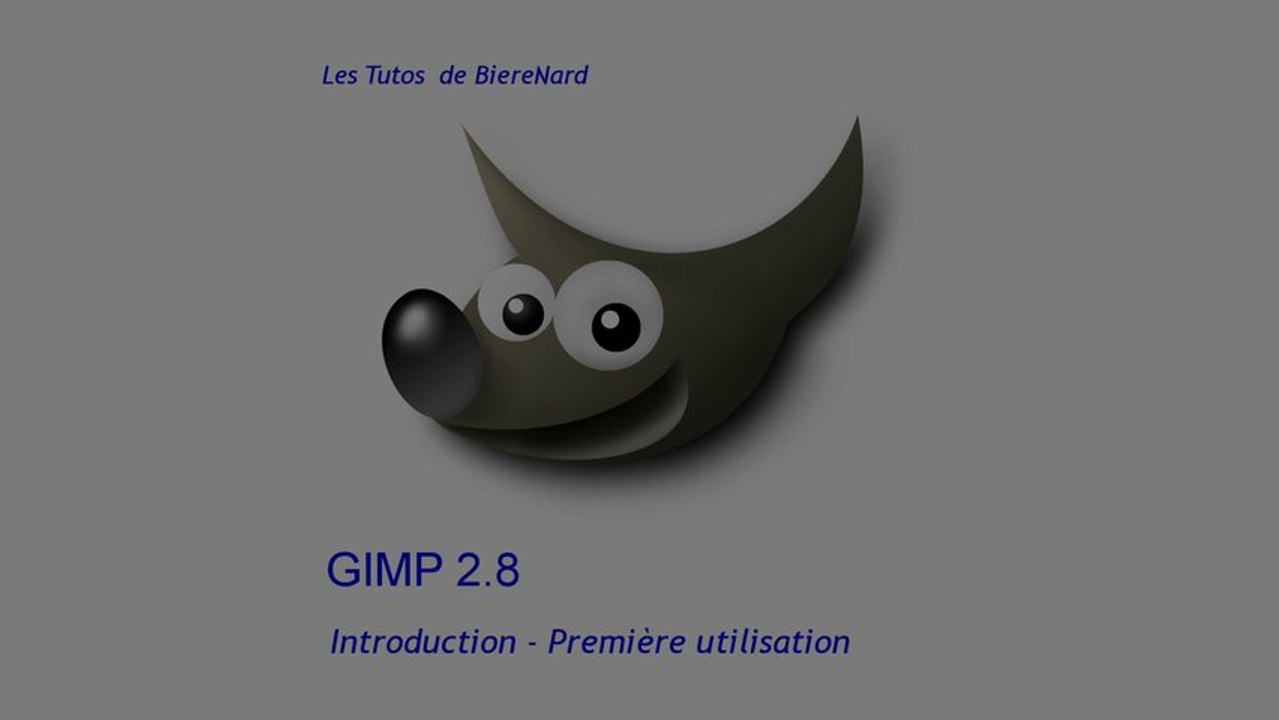 Les Tutos de BièreNard : Gimp Introduction
