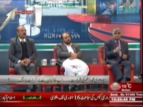 Beyond Headlines (Chaudhry Muhammad Aslam Ki Shahadat ... Ab Talbaan Se Muzkraat Ya Jang ???) 10 January 2014 Part-1