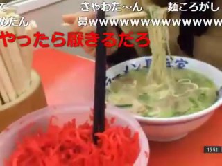 こざP_【ミラー】めるたん愛する田口先生と今からラーメン２０杯食べつくします PART2