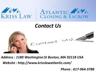 Kriss Law Atlantic Closing & Escrow