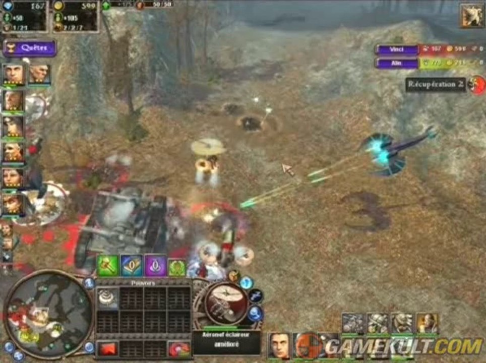 Rise of Legends - Alin et Vinci en attaque combinée
