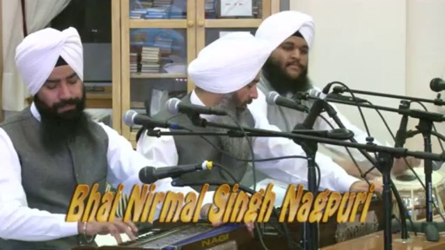 Bhai Nirmal Singh Nagpuri. Shabad Kirtan. Record by Amrik S. Dhaliwal.