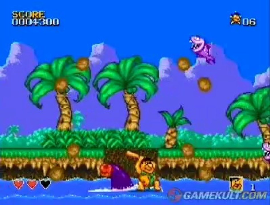 The Flintstones - Snake climbing