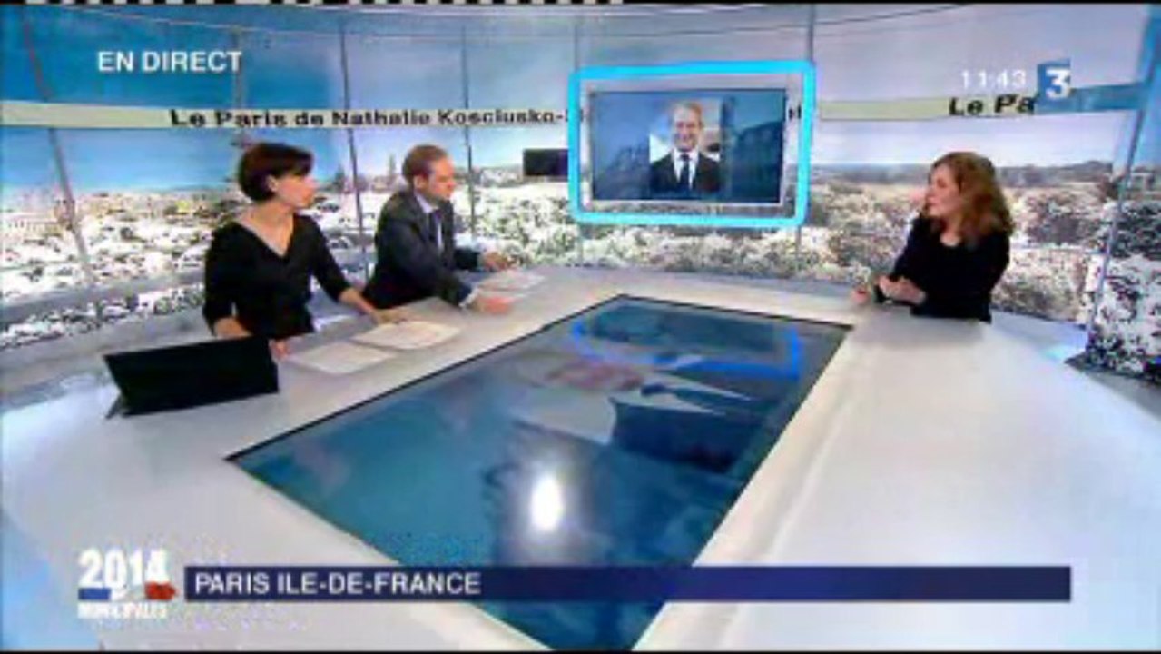 Nathalie Kosciusko-Morizet invitée de La voix est libre sur France 3, le 11/01/2013