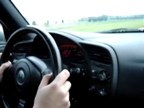 Honda S2000 with Spoon N1 exhaust cockpit hardtop on