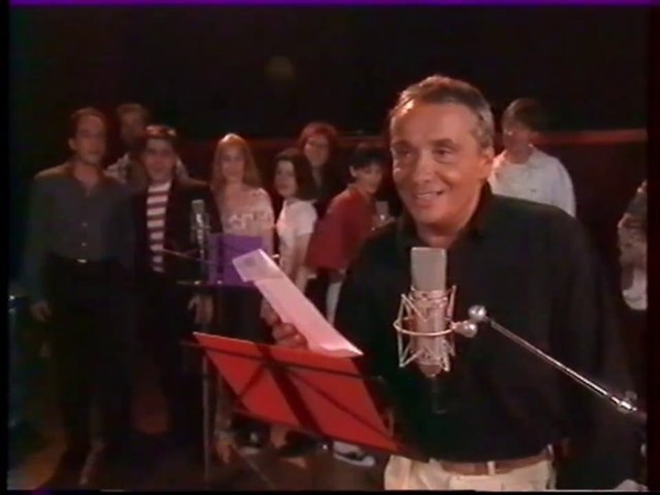 Michel Sardou en studio