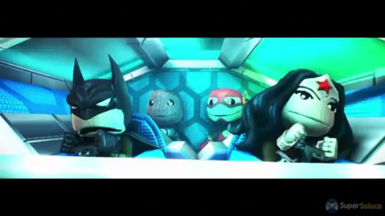 LittleBigPlanet - DC Comics Premium Pack Trailer #02
