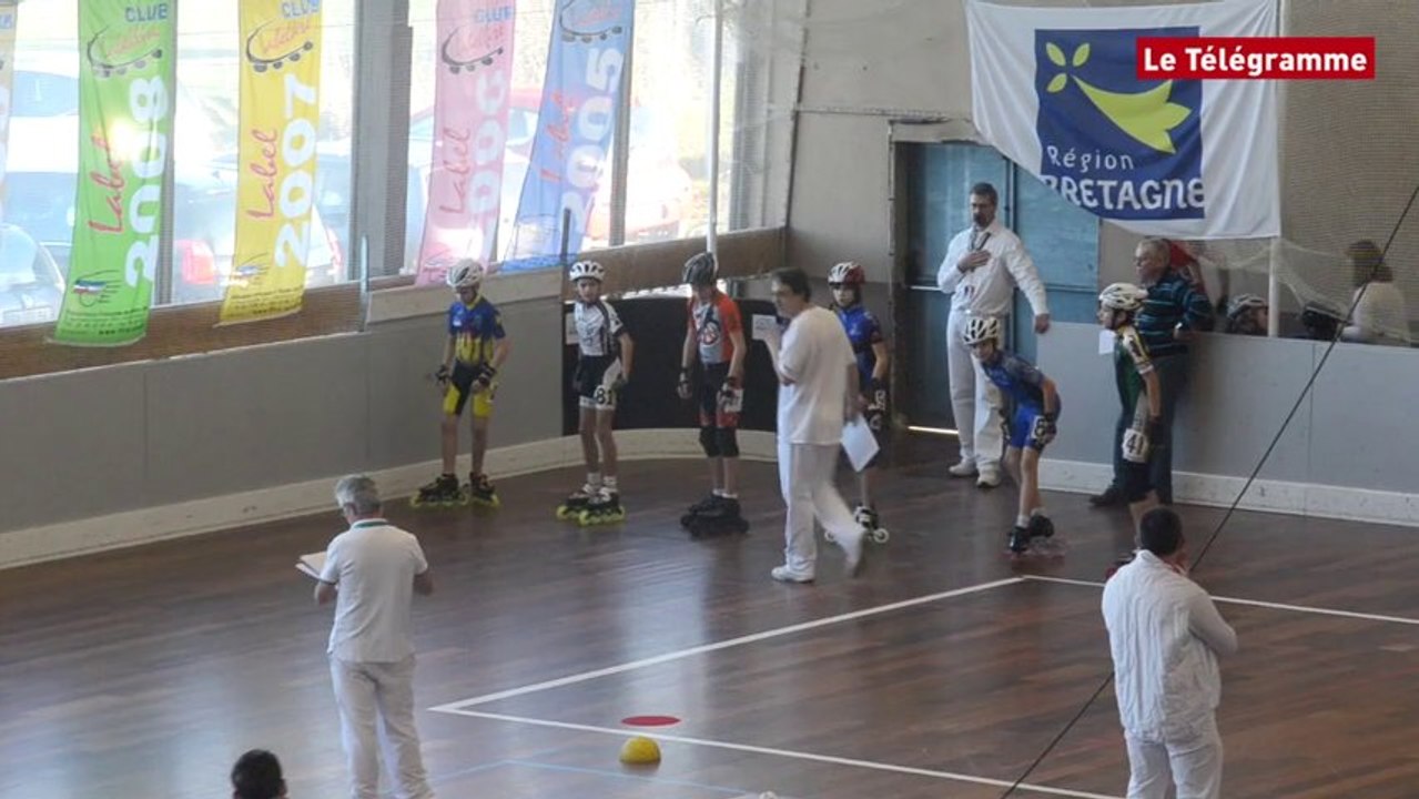 Plérin (22). Championnat de roller de vitesse indoor