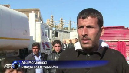 Weary Syrians flee new front in war without end