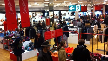 Premier weekend des soldes d'hiver