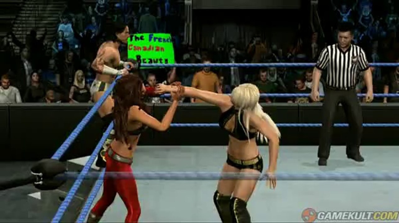 WWE Smackdown Vs. Raw 2010 - CM Punk vs Y2J en tag mixte